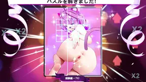 Gamer GF gets fucked by animated cats in live commentary
