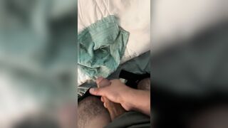 Solo masturbate and large blast