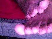 Who likes playing footsies???