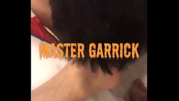 Master Garrick humiliated slave with his holy feet