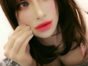 female mask disguise crossdresser transformation mtf 1