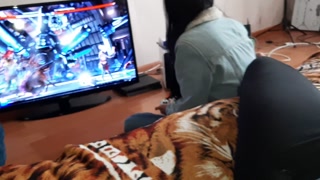 While my roommates are playing injustice, I masturbate my pussy - lesbian_illusion