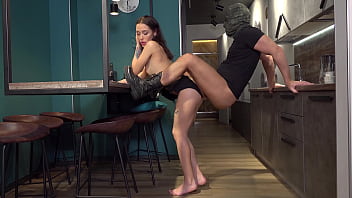 She thought it was a neighbor! It was a burglar.