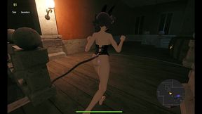 mousetrap theft & bondage [ bdsm hentai game ] ep.3 maid caught fucking a futa goth girl with anal beads !