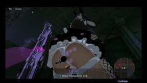 mousetrap theft & bondage [ bdsm hentai game ] ep.3 maid caught fucking a futa goth girl with anal beads !