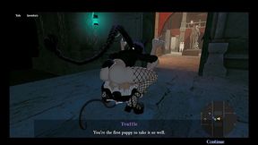 mousetrap theft & bondage [ bdsm hentai game ] ep.3 maid caught fucking a futa goth girl with anal beads !