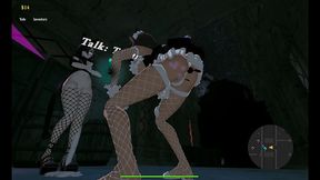 mousetrap theft & bondage [ bdsm hentai game ] ep.3 maid caught fucking a futa goth girl with anal beads !