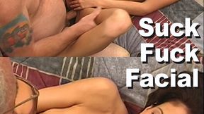 Riley Brooks & Uncle Jesse Suck Fuck Facial ZY2729