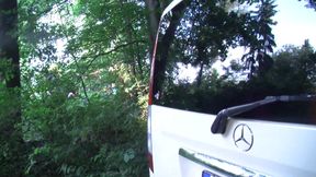 Blonde Mature German with Big Booty Gets Pounded Outdoors