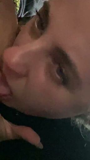WTF! I got CAUGHT without the bus ticket and the ticket inspector made me SUCK his dick and CAME in MY MOUTH!   Clip 1