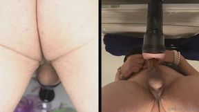 Split Screen Fleshlight Fuck