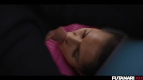 ”Real Life Futanari - Selfsucking - T-girl suck her own shaft & cum in her mouth”