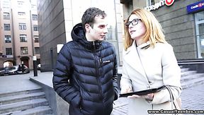 Astray nerdy lady Curtis could have frozen if dude hadn't invited her for sex
