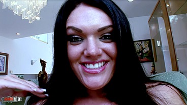 Alyssa Dior's Big Black Cock Facial Cumshot
