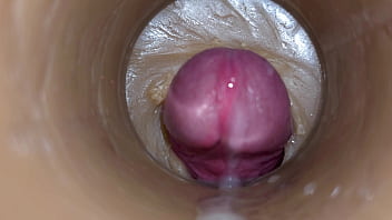 Camera Inside Deep Pussy Captures Ejaculation