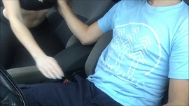 XGoodGirlx Sucking A Real Cock In Car