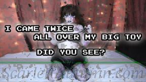 Did you see me cumming twice? - MP4 HD 1080p