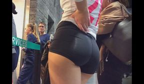 volley teen bubble butt tight shorts