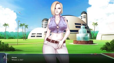 Android 18 big boobs gamer guide lets play walkthrough yields bulma choked gushing feathers