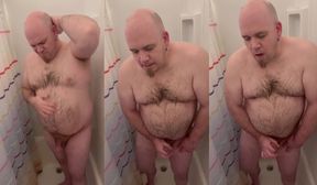 Masturbating in the shower