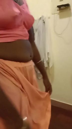 Captivating moment from &quot;Desi Indian Tamil Hotwife&#039;s Big Ass &amp; Pussy Teased in Saree - Cuck Films!&quot;