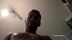 straight laitno fucked by gay outdoor in work uniform