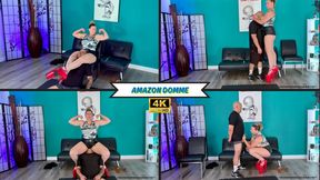 Amazon Domme - Amazon Goddess Rapture Makes her Slave Submit To her Muscle and Female Domination Then Worship Her Muscular Body From Head to Toe - 4K (WMV)