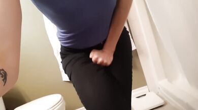 Pissed My Panties Into The Toilet Boss