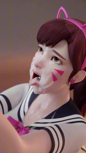 Overwatch XXX - Overwatch's Sex Addict D.va - D.va Route   Clip 1
