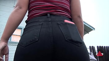 Big Asian Ass in Black Jeans