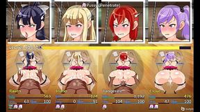 Steamy college encounters in anime RPG game