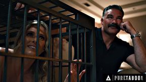 PURE TABOO MILF Cory Chase LOCKS Naive Neighbor Nina White IN A CAGE AS A GIFT FOR HER PERVERT HUSBAND