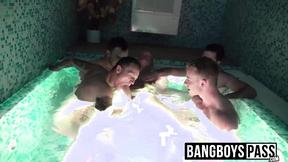 ”Old homosexual receives blowjobs from  backdoor bandits”