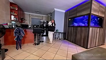 BBW caught her boyfriend cheating, watching him fuck the cheap slut