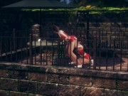 Honey Lesbian Cheerleader Pussy Licking at Outdoor