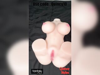 BBC solo masturbation turns into a pleasure night with tantaly mini doll