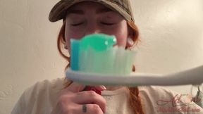 Teeth Brushing in Braids (mp4)