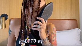 Ginary's Stinky Flats and Self Foot Worshipping Cum Countdown Show - 1080 wmv