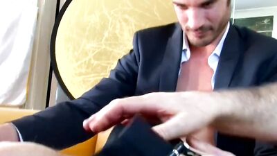 true str8 dad let us to wank his big dick for a good tip...