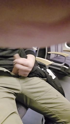 Putting together in public jerking off