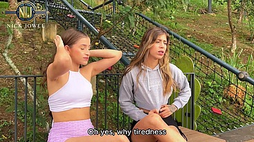 Blind man, Whore stepsisters! Sofia & Molly Smith!