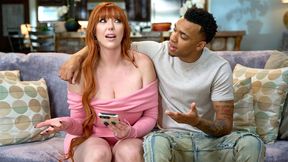 ”Dramatic stepmum fucks her black huge black dick stepson because he knows her”