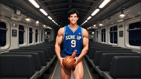 Lustmen Basketball Player Solo Slideshow Anime First-class Cabin Cock Stroking Ai