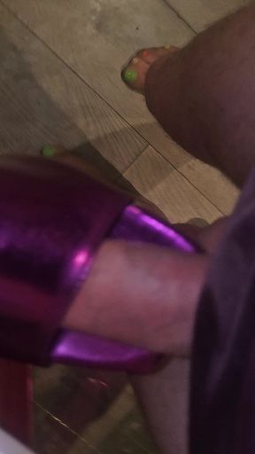 Fucking my sissy slutty heels