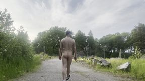 Nude in the forest