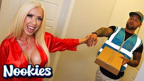 ”NOOKIES: Mandy Monroe’s Special Sausage Delivery Fuck”