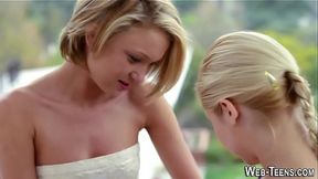 Skinny small tit teens