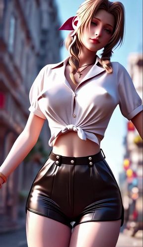 Tifa&#039;s Sensual Dance (Ashlee - Alone With You)  FF7  3D Dance
