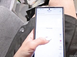 In the Shopping Center with remote control toys and we get dripping wet pussy in public