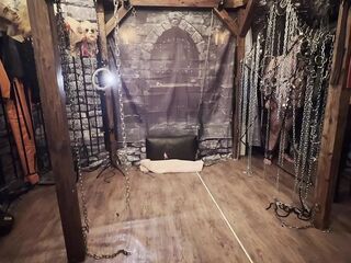 Part 1:- Goddess Satana teaches Mastix Frankie with BooBoo